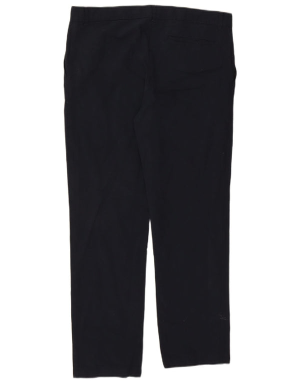 Pantaloni chino dritti da uomo Marks & Spencer W34 L29 Blu Navy
