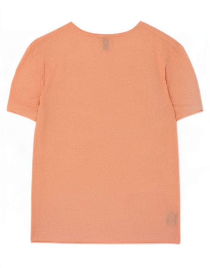 T-shirt Zara da uomo Top Small in cotone rosa