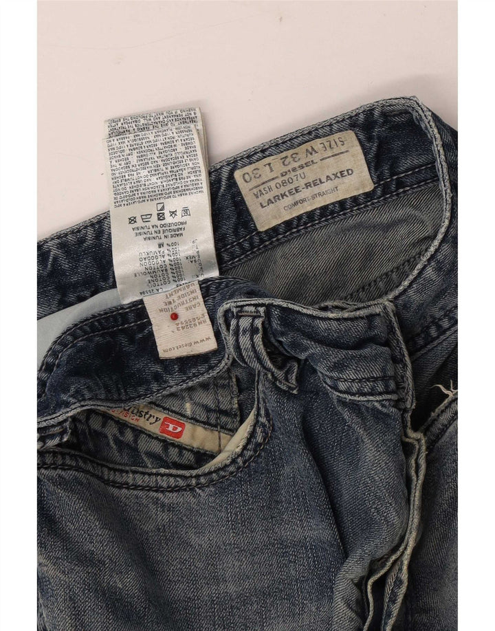 Jeans dritti da uomo Diesel Larkee W32 L30 cotone blu