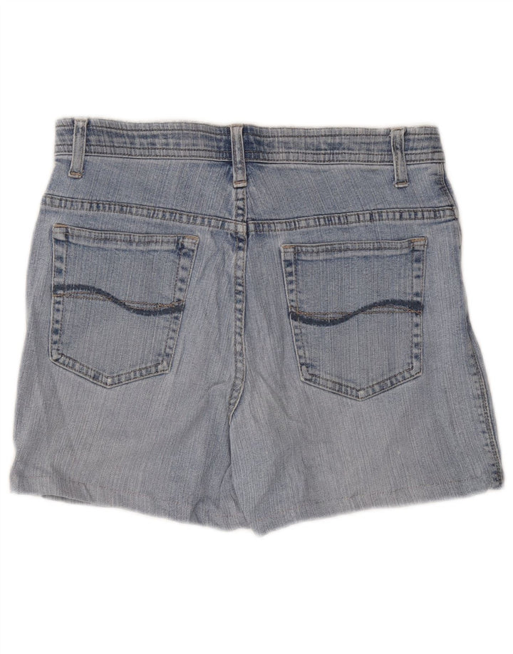 Pantaloncini di jeans da donna LEE US 10 Large W34 cotone blu