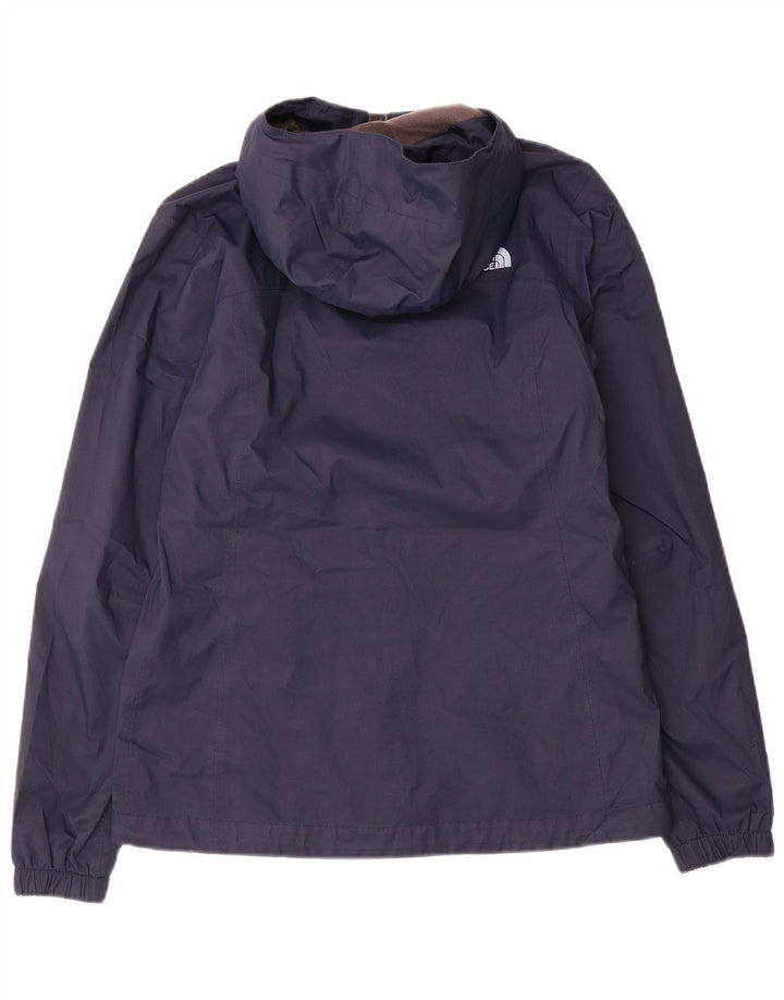 Giacca antipioggia da donna con cappuccio The North Face UK 10 Small Poliestere blu navy