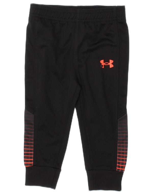 Pantaloni della tuta da bambino UNDER ARMOUR 6-9 mesi neri geometrici