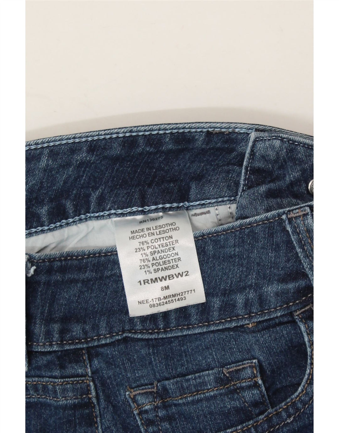 LEE Womens Riders Denim Shorts US 8 Medium  Blue Cotton Vintage Lee and Second-Hand Lee from Messina Hembry 