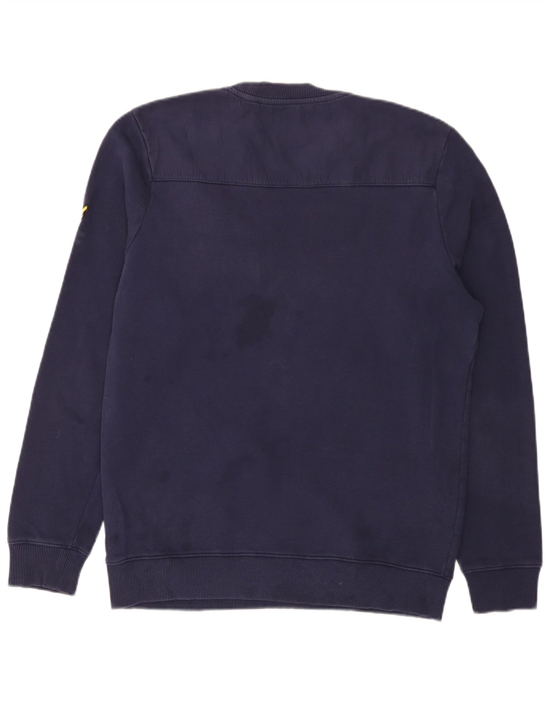 Felpa da uomo LYLE & SCOTT in cotone medio blu navy