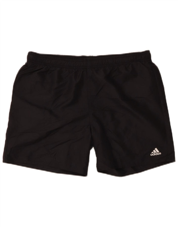 ADIDAS Boys Sport Shorts 15-16 Years  Black Polyester