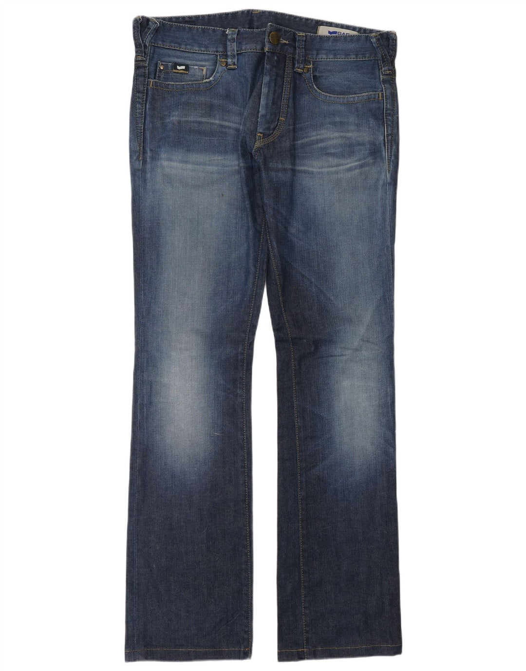 Jeans Bootcut da Uomo Gas W33 L34 Cotone Blu