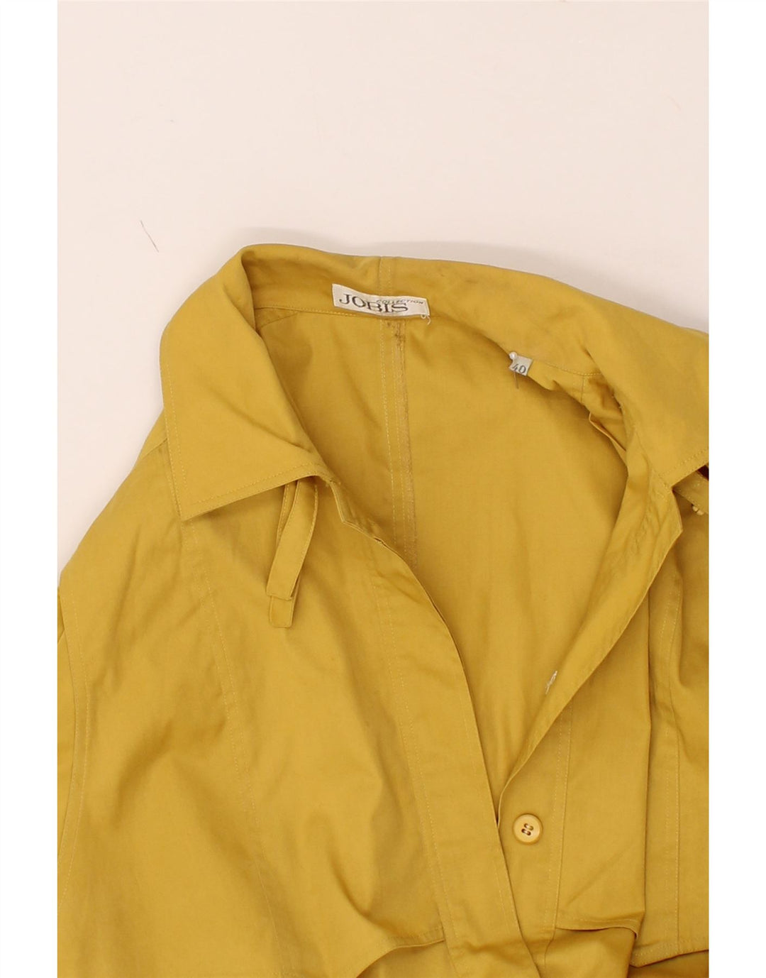 JOBIS Womens Trench Coat IT 40 Small Yellow Vintage Jobis and Second-Hand Jobis from Messina Hembry 