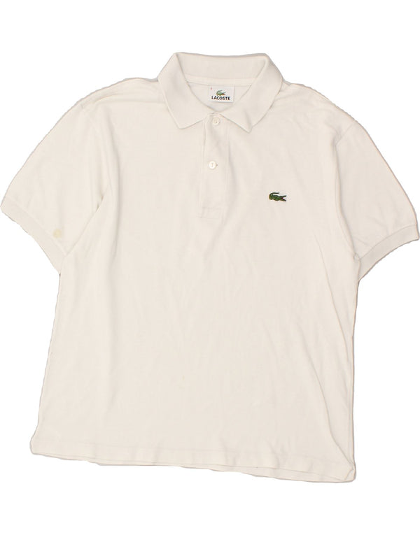 Polo da uomo LACOSTE taglia 3 piccola in cotone bianco