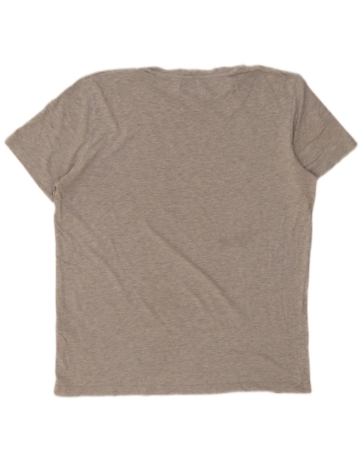 JACK & JONES T-shirt grafica da uomo XL in cotone grigio
