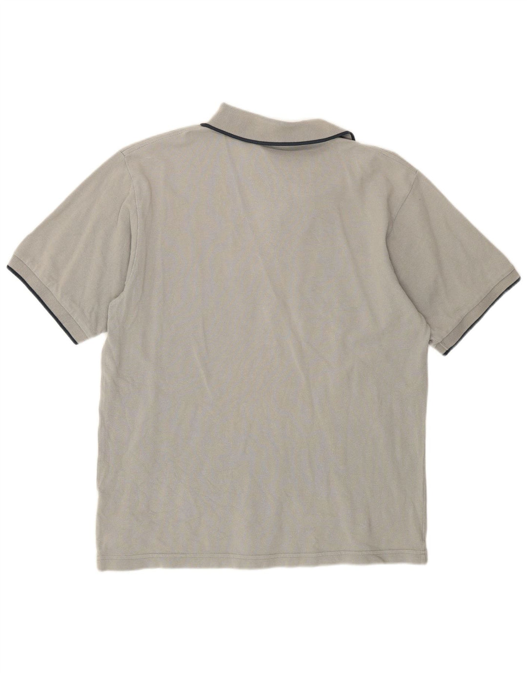 Polo da uomo Champion Large in cotone grigio