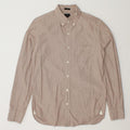 J. CREW Mens Slim Shirt Small Grey Gingham Cotton Vintage J. Crew and Second-Hand J. Crew from Messina Hembry 