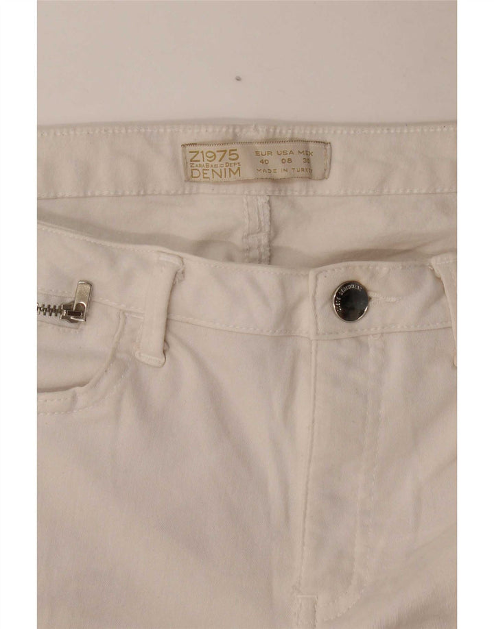 Jeans skinny da donna Zara EU 40 medi W30 L28 bianchi