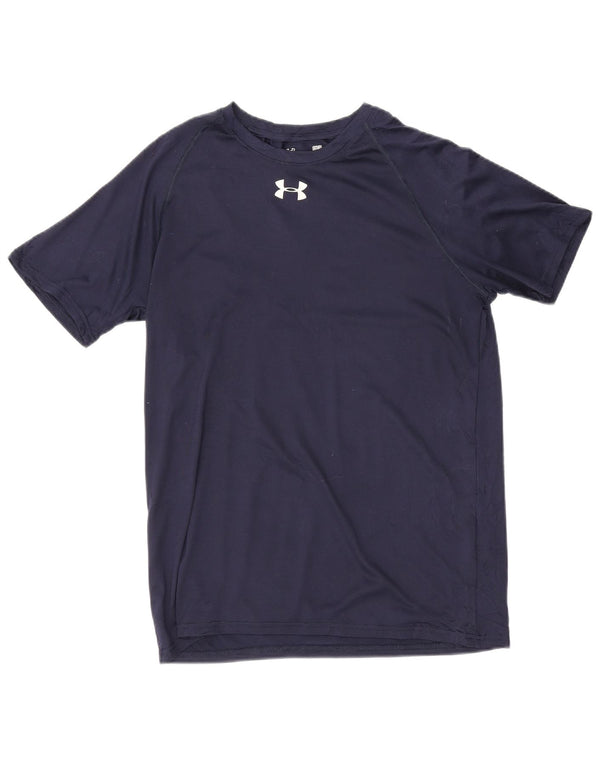 Maglietta Under Armour da uomo Heat Gear Top Small Blu Navy