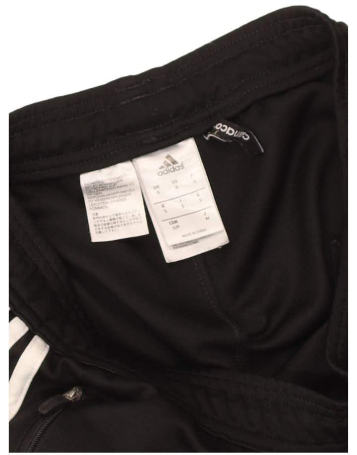 Pantaloni da tuta Adidas Climacool da uomo piccoli in poliestere color block nero