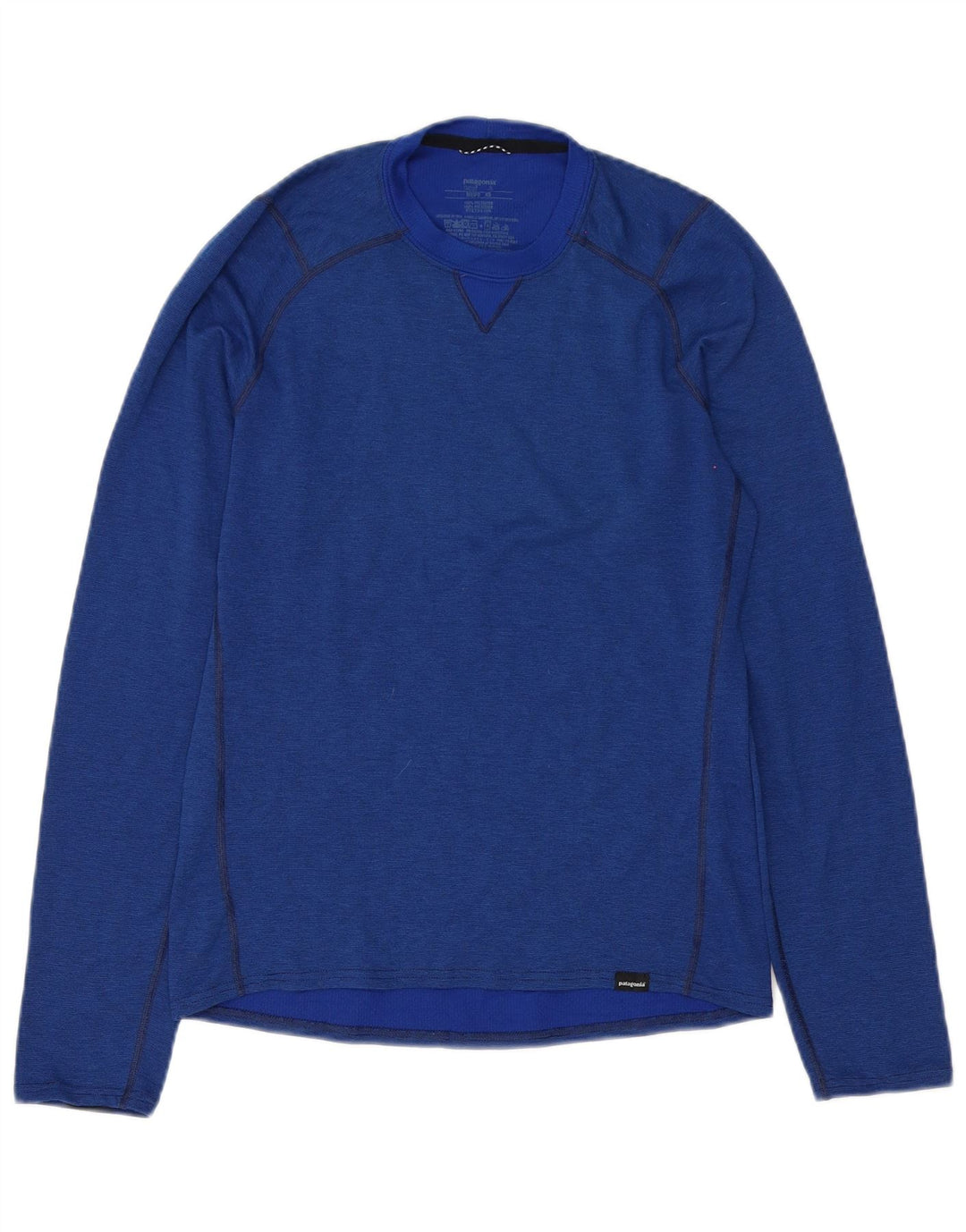 Patagonia Maglia da uomo a vestibilità regolare a maniche lunghe XS in poliestere blu