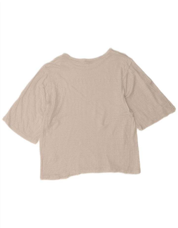 T-shirt da donna Jigsaw Top UK 18 XL bianca