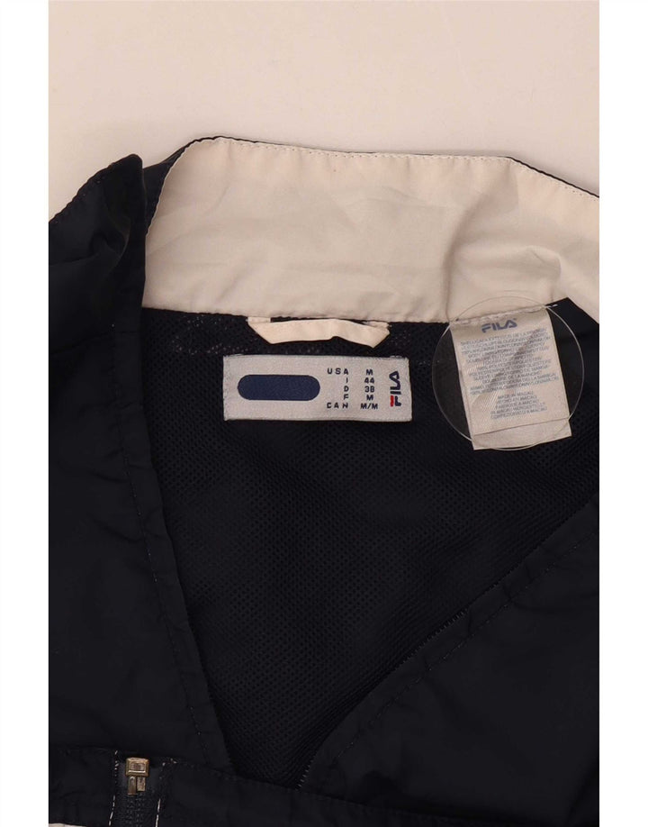 Giacca da ginnastica da donna Fila IT 44 Medium Blu Navy Colourblock