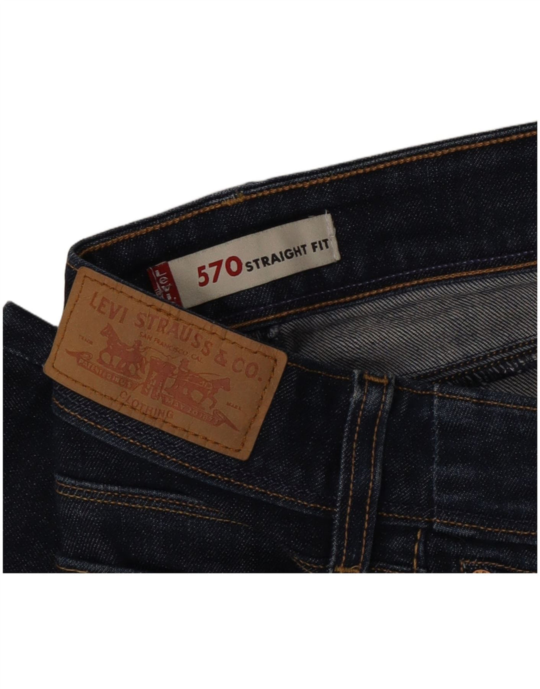 Jeans dritti Levi's 570 da donna W26 L28 Blu navy