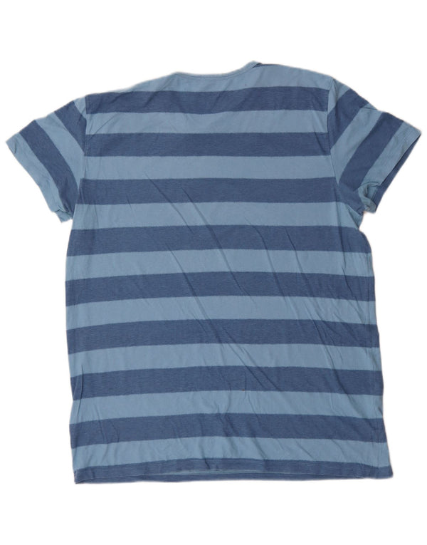 T-shirt da uomo Gap Top XL in cotone a righe blu