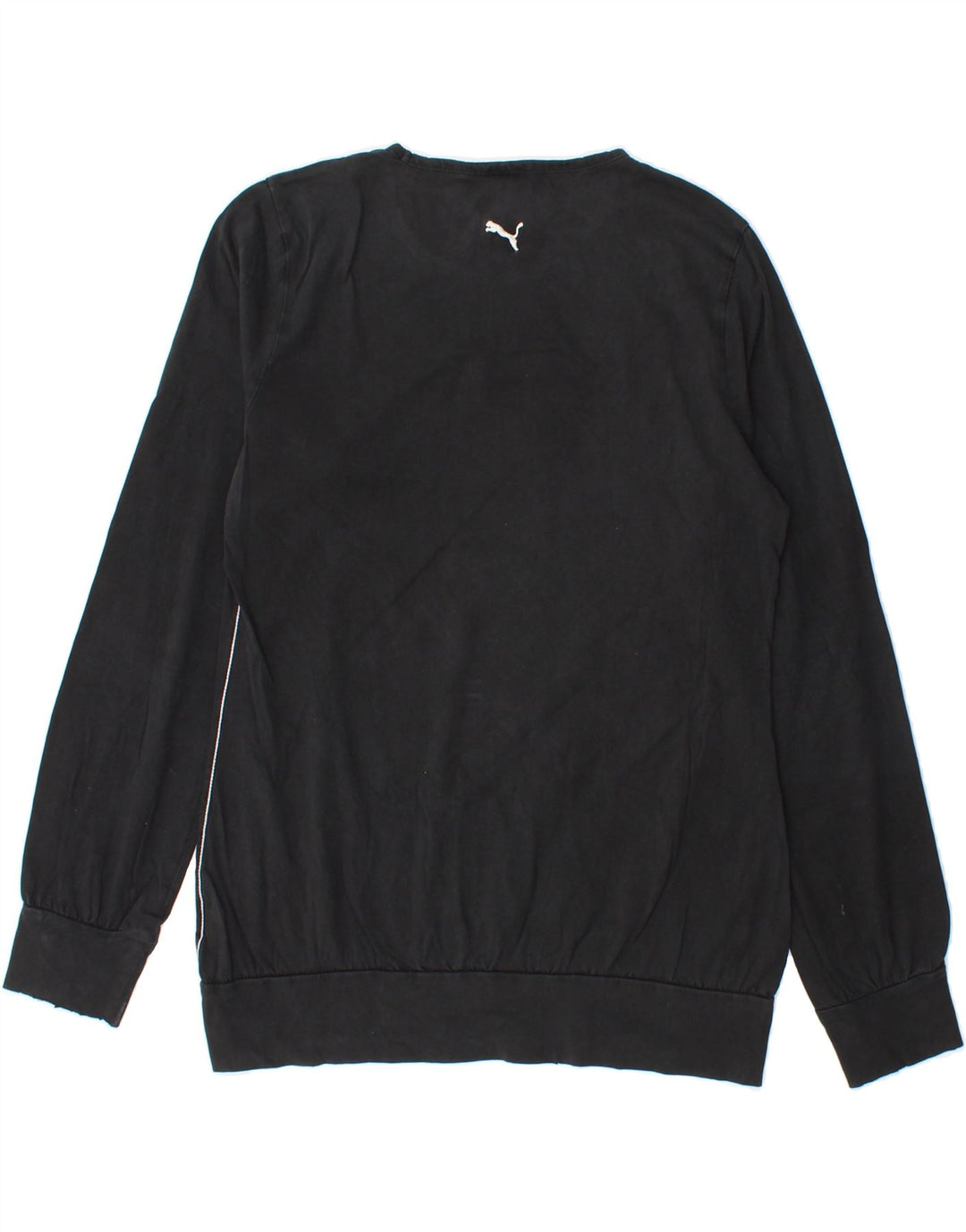 PUMA Womens Graphic Sweatshirt Jumper UK 12 Medium  Black Vintage Puma and Second-Hand Puma from Messina Hembry 