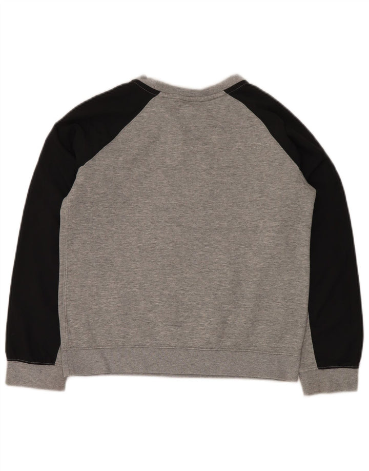 Felpa con grafica NIKE per ragazzi, 10-11 anni, color grigio medio