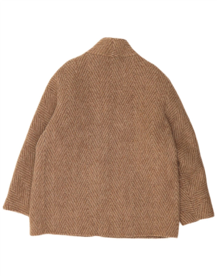 Cappotto da donna VINTAGE UK 18 XL Beige Chevron