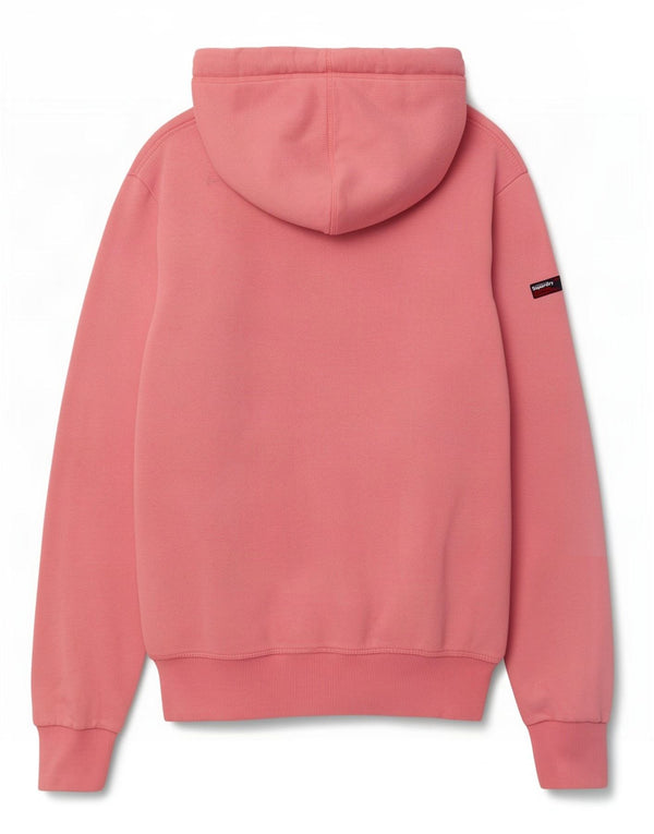 Felpa con cappuccio grafica oversize da donna Superdry UK 6 XS cotone rosa