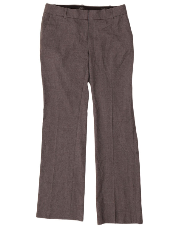 Pantaloni chino dritti da donna J. Crew US 4 Small W30 L32 Lana grigia