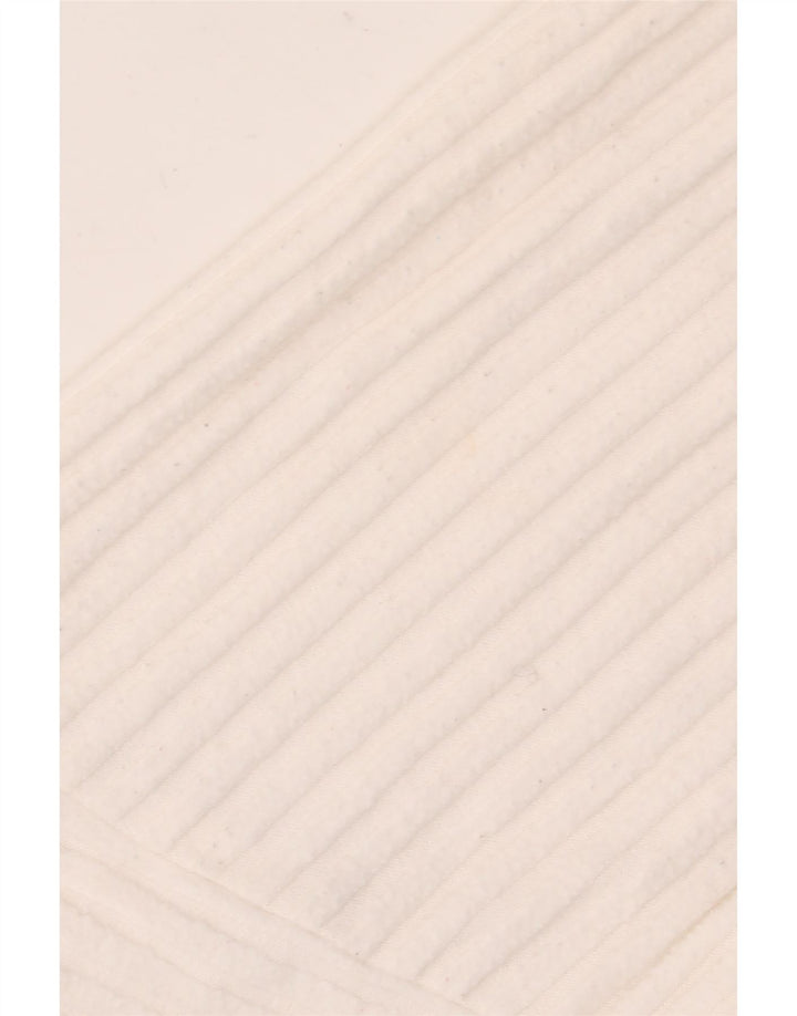 Top corto oversize da donna Zara a maniche lunghe UK 14 bianco medio