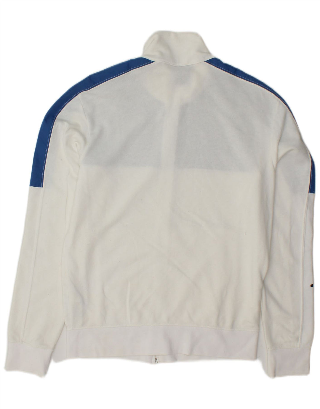 CHAMPION Giacca da tuta grafica da uomo piccola in cotone color block bianco