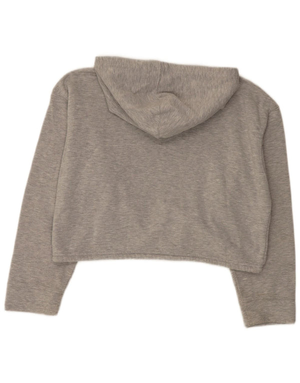 Felpa con cappuccio grafica Zara Trafaluc da donna UK 10 piccola grigia chiazzata