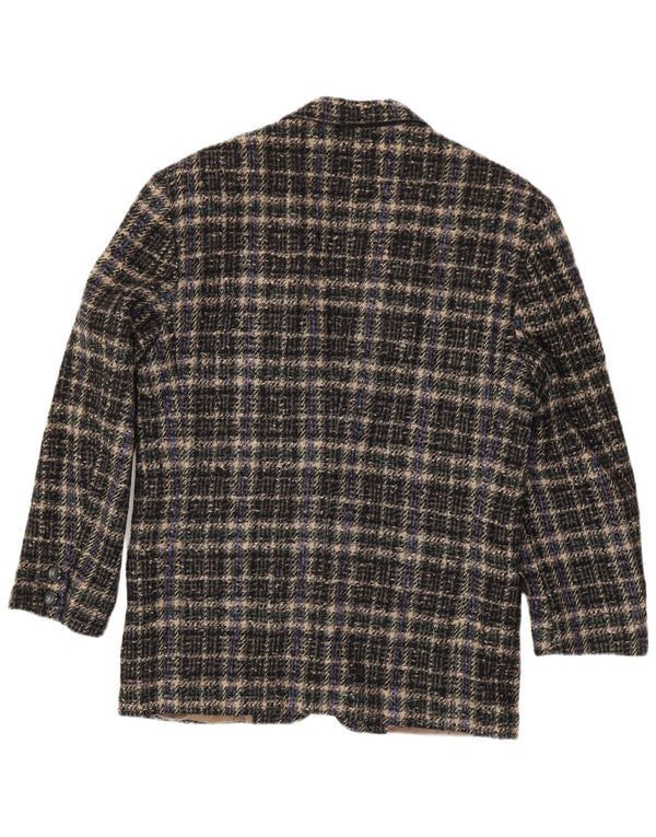 Giacca blazer da uomo a 2 bottoni MISSONI UK 38 a quadri grigio medio