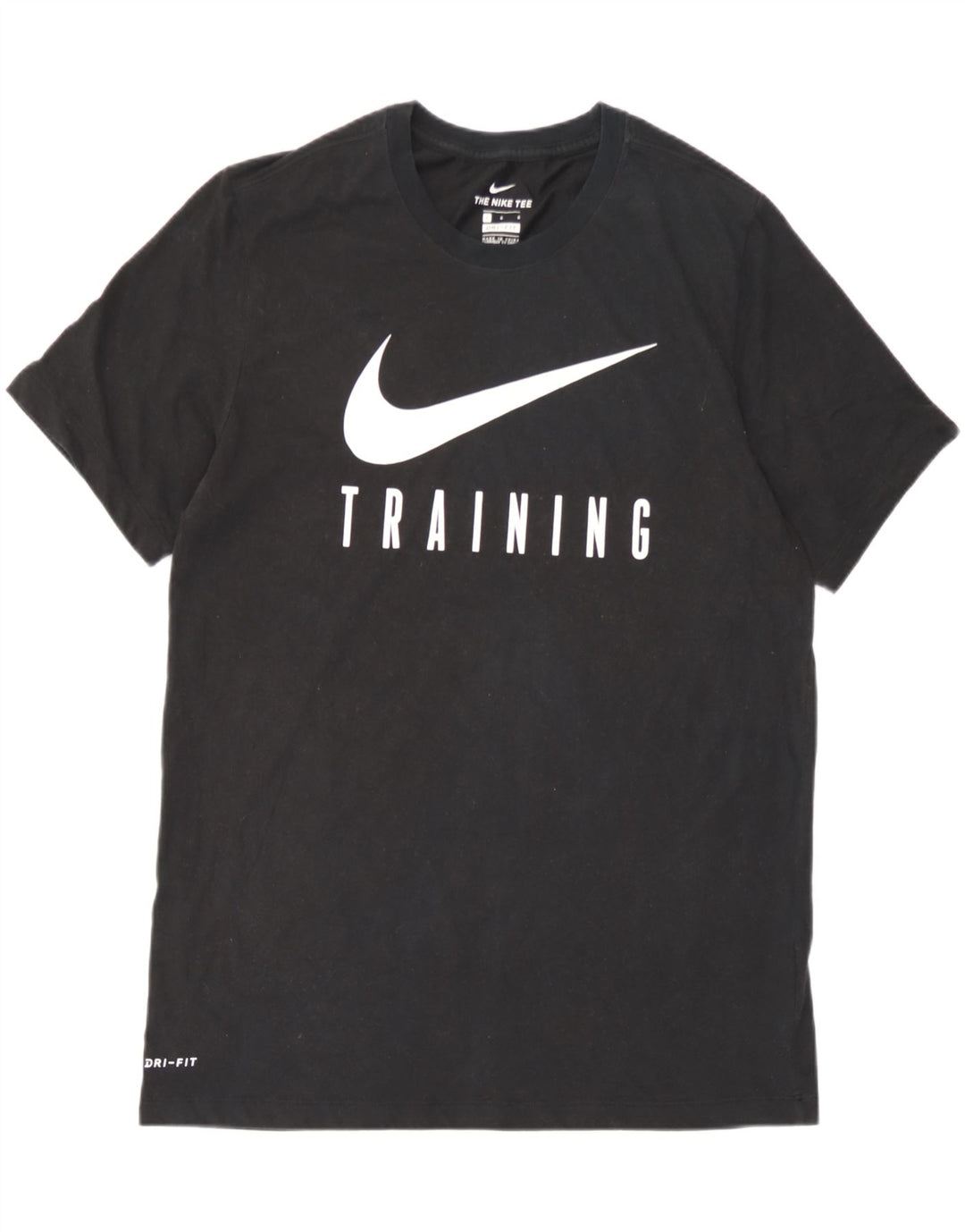 T-shirt grafica Nike Dri Fit da uomo, taglia grande, nera