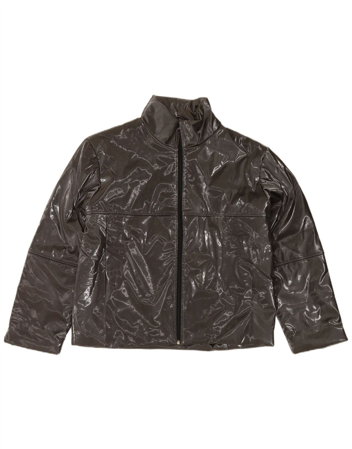 Bomber oversize da donna Crazy World UK 14 poliestere nero medio