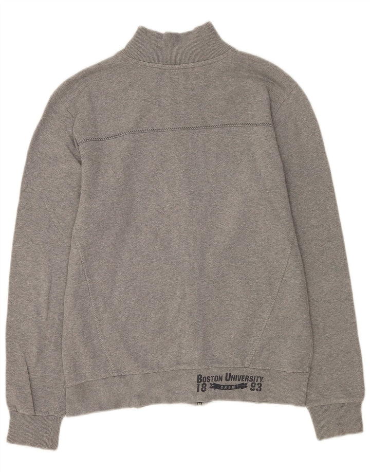 Giacca da ginnastica Champion Boston Graphic da uomo, grande, in cotone grigio