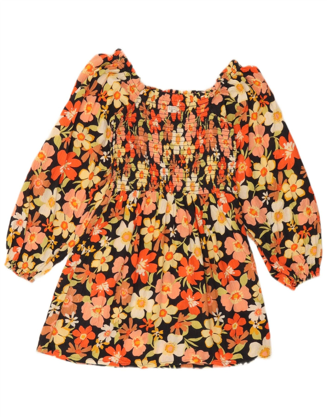 Top da donna con spalle scoperte Billabong UK 12 medio multicolore floreale