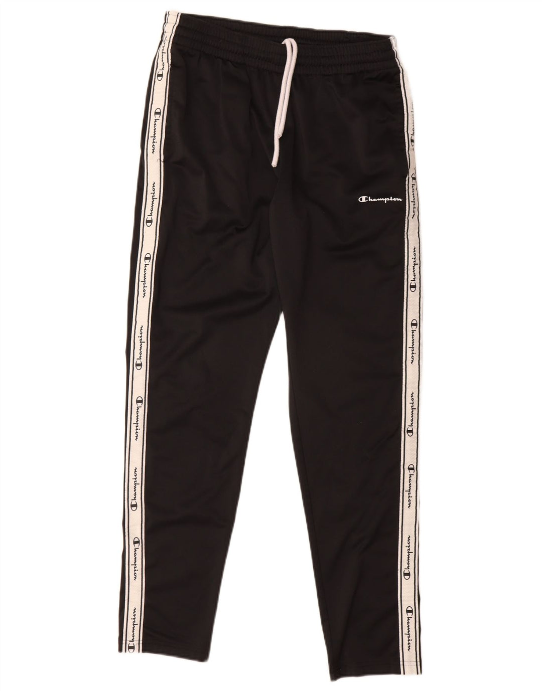 Pantaloni da tuta grafica da uomo Champion, poliestere color block medio nero