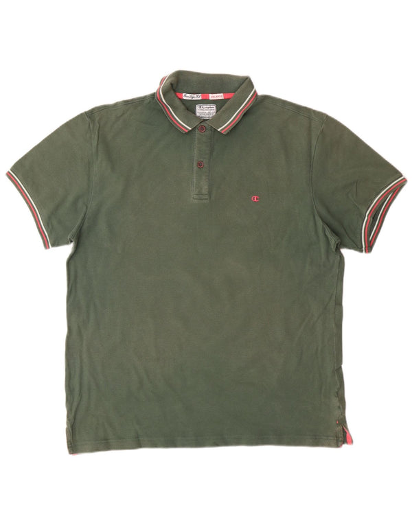 Polo da uomo CHAMPION Heritage Fit 2XL Verde