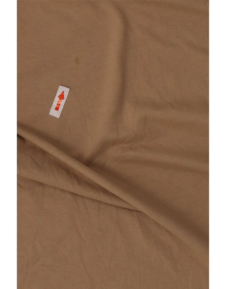 T-shirt da uomo Adidas Top XL in cotone marrone