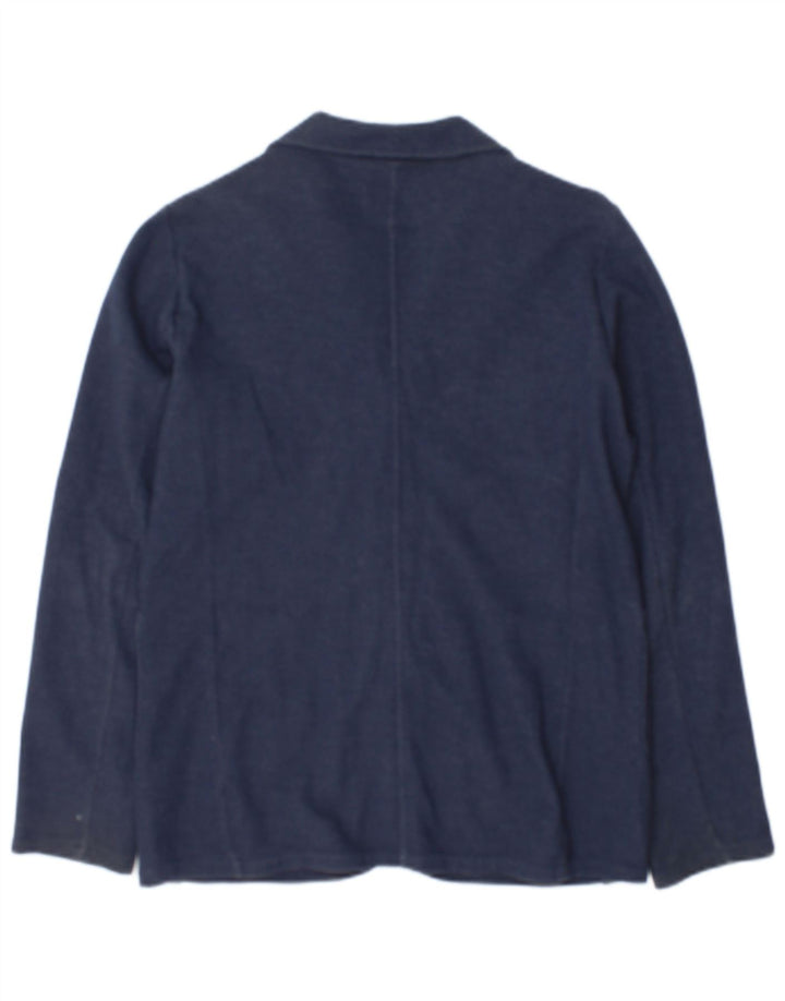 Giacca blazer a 3 bottoni Woolrich per ragazzi 11-12 anni in cotone blu navy
