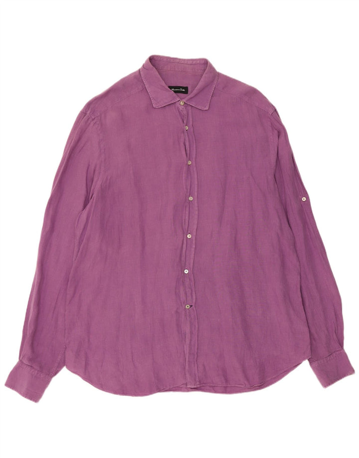 Camicia da uomo Massimo Dutti 2XL Viola
