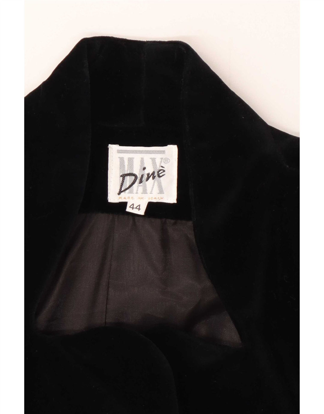 Giacca bolero in velluto da donna Max Dine IT 44 cotone nero medio