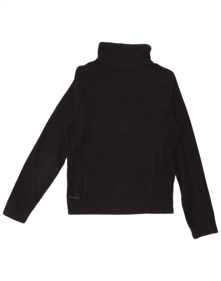 Giacca in pile da donna Adidas UK 10 Small Nero Poliestere