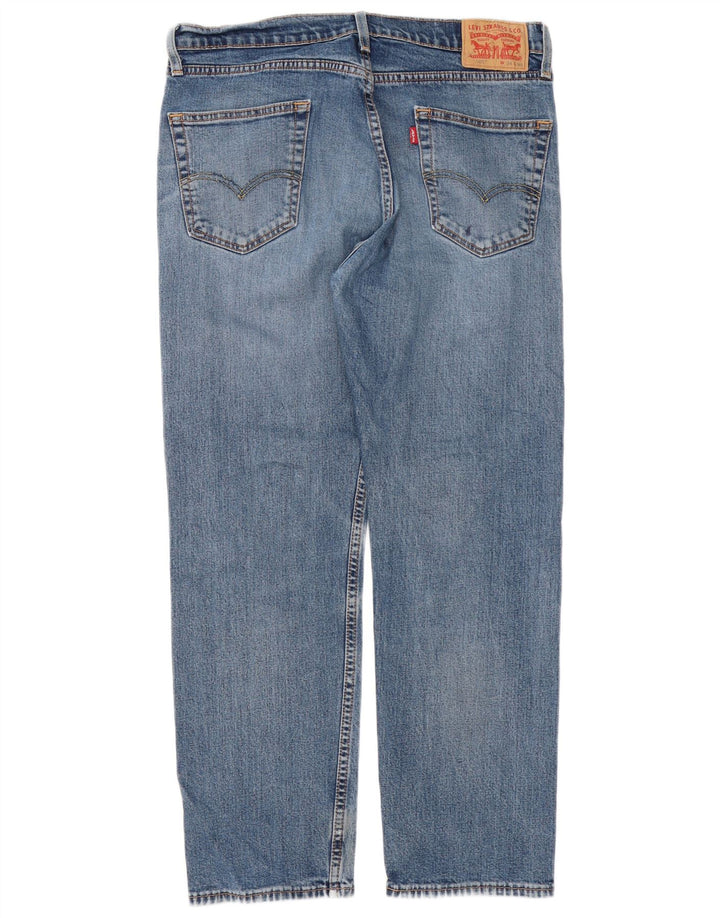 Levi's Uomo 505 Jeans dritti regolari W34 L30 Cotone Blu