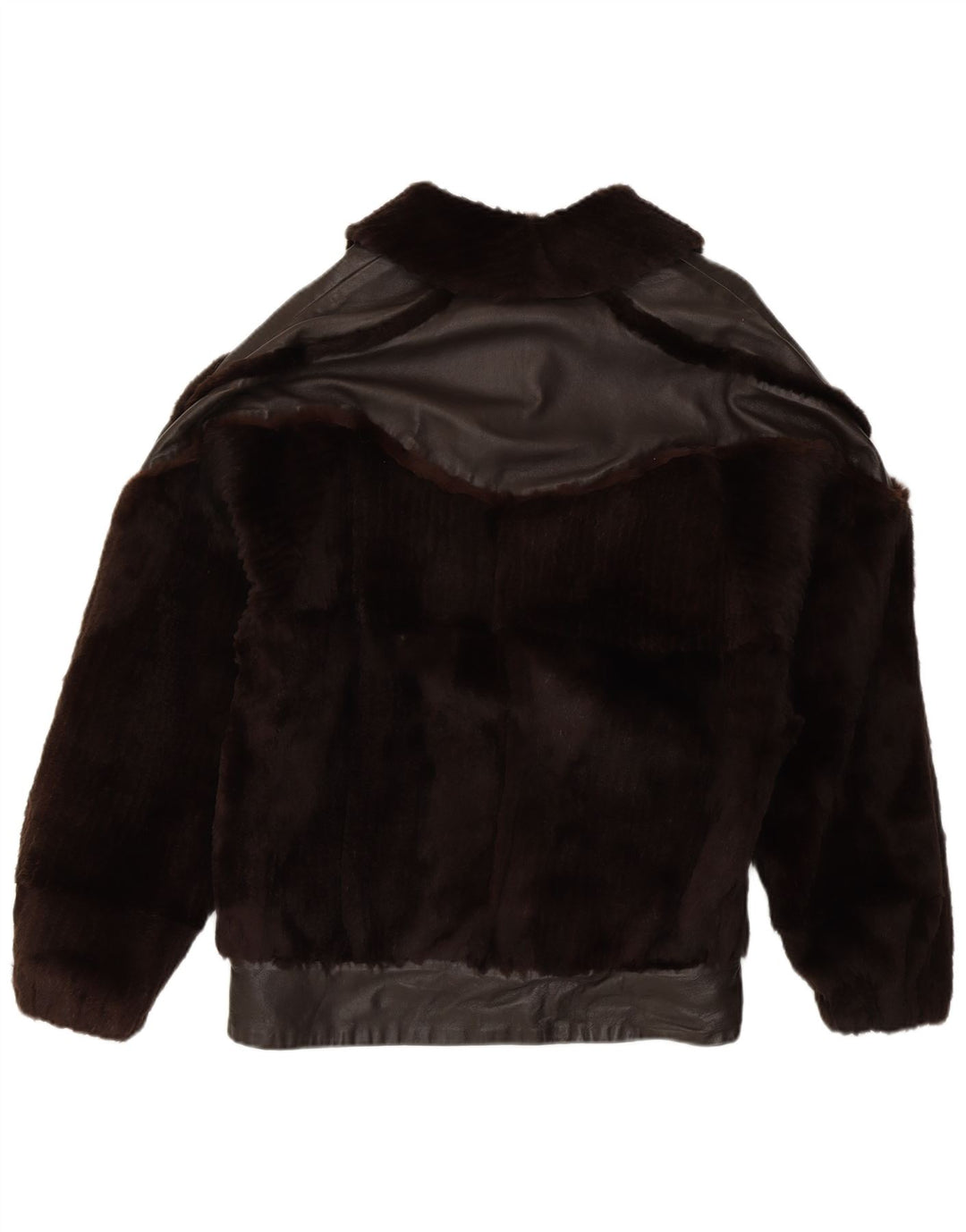 Giacca Pelliccia Donna Elios IT 44 Pelle Marrone Medio
