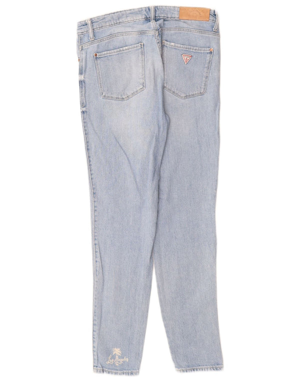 Jeans skinny Guess da donna a vita media con curva sexy W27 L28 in cotone blu