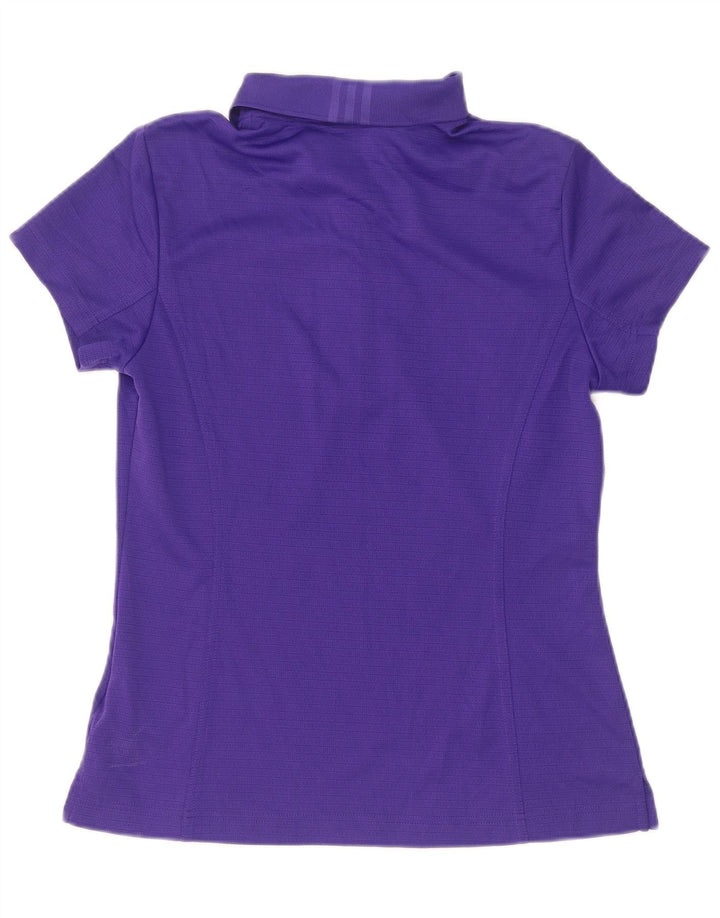 Polo Adidas da donna Climalite UK 12 poliestere viola medio