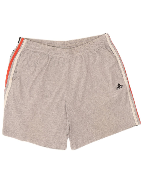 Pantaloncini sportivi Adidas Clima 365 da uomo di grandi dimensioni in cotone chiazzato grigio