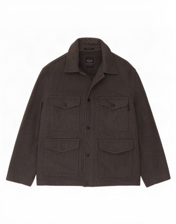 Seventy Giacca da uomo Utility UK 42 XL Lana grigia