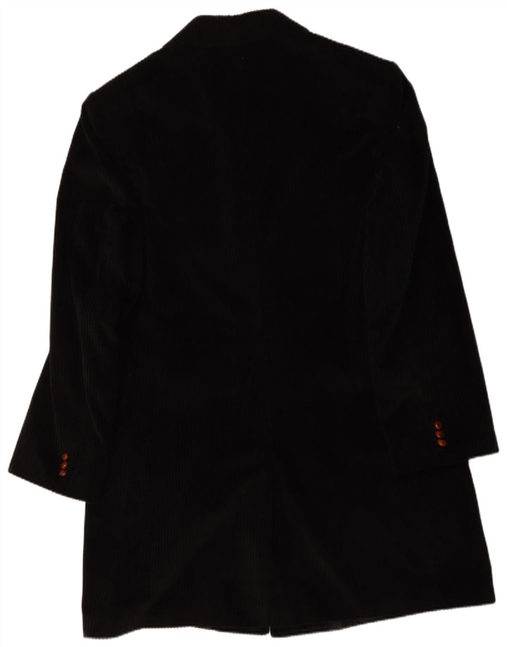 Cappotto da uomo in velluto a coste Velluto Duca Visconti IT 58 4XL Nero